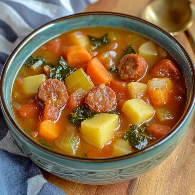 Quick Smoked Sausage Vegetable Soup: A Family-Favorite Weeknight Meal